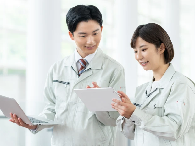 作業員と在庫の確保